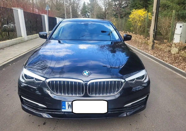 BMW Seria 5 cena 99000 przebieg: 94000, rok produkcji 2018 z Leśna małe 67